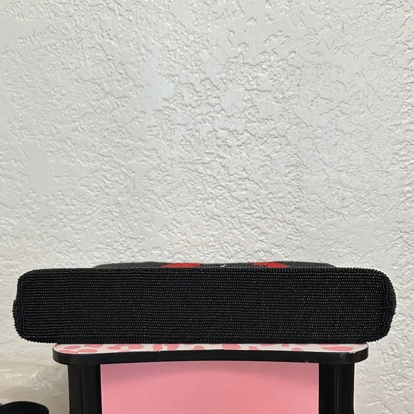 Betty Boop Black Clutch with Red Heart Design - Picture 10 of 10